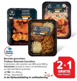 Carrefour Bereide gerechten Traiteur Gourmet Carrefour aanbieding