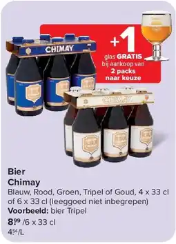 Carrefour Bier Chimay aanbieding