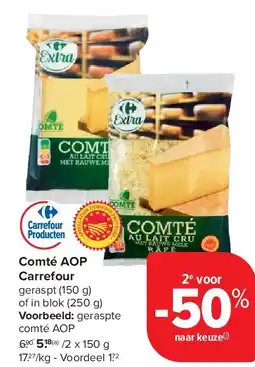 Carrefour Comté AOP Carrefour aanbieding