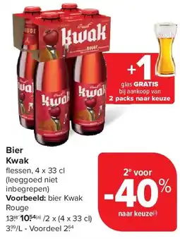 Carrefour Bier Kwak aanbieding