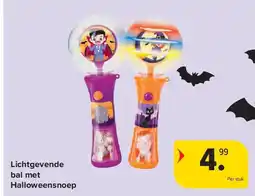 Carrefour Lichtgevende bal met Halloweensnoep aanbieding