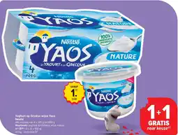 Carrefour Yoghurt op Griekse wijze Yaos Nestlé aanbieding