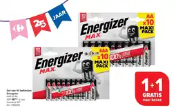 Carrefour Set van 10 batterijen Energizer aanbieding