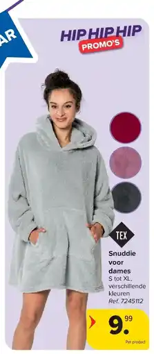 Carrefour Snuddie voor dames aanbieding