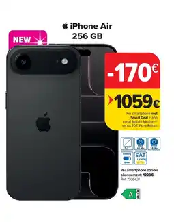 Carrefour iPhone Air 256 GB aanbieding