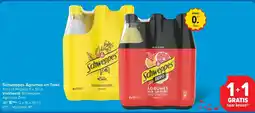 Carrefour Schweppes Agrumes en Tonic aanbieding