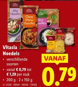 Lidl Vitasia Noedels aanbieding