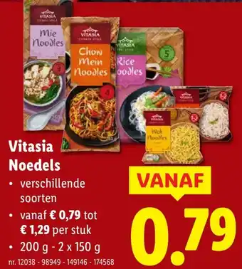 Lidl Vitasia Noedels aanbieding