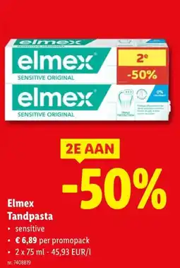 Lidl Elmex Tandpasta aanbieding