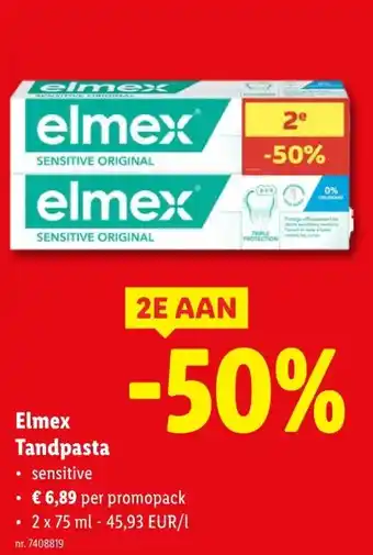 Lidl Elmex Tandpasta aanbieding
