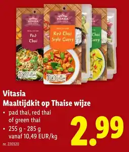 Lidl Vitasia Maaltijdkit op Thaise wijze aanbieding
