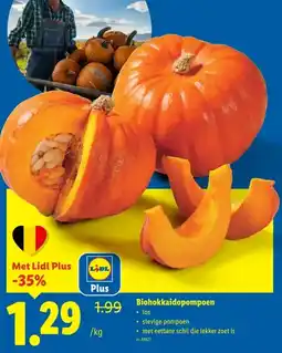 Lidl Biohokkaidopompoen aanbieding