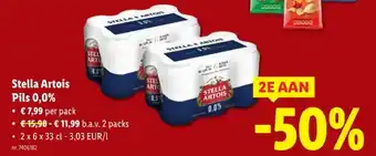 Lidl Stella Artois Pils 0,0% aanbieding
