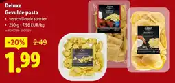 Lidl Deluxe Gevulde pasta aanbieding