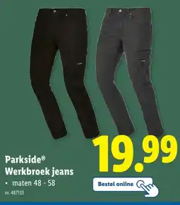 Lidl ParksideⓇ Werkbroek jeans aanbieding