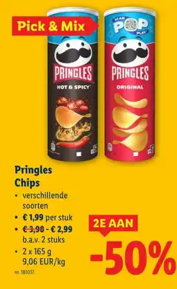 Lidl Pringles Chips aanbieding