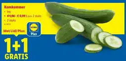 Lidl Komkommer aanbieding