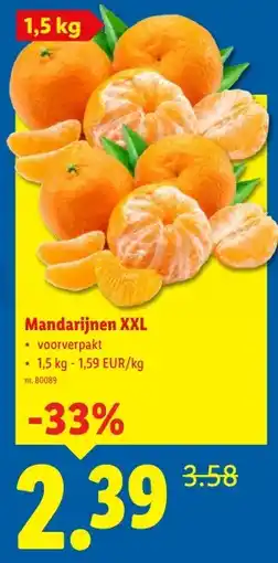 Lidl Mandarijnen XXL aanbieding