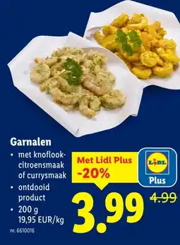 Lidl Garnalen aanbieding