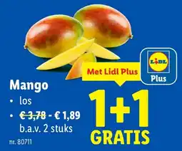 Lidl Mango aanbieding