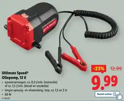 Lidl Ultimate Speed Oliepomp, 12 V aanbieding