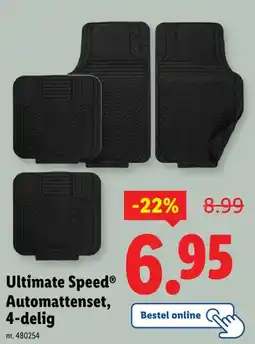 Lidl Ultimate Speed Automattenset, 4-delig aanbieding