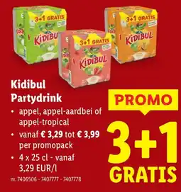 Lidl Kidibul Partydrink aanbieding