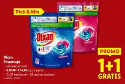 Lidl Dixan Powercaps aanbieding