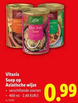 Lidl Vitasia Soep op Aziatische wijze aanbieding