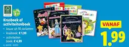 Lidl Krasboek of activiteitenboek aanbieding