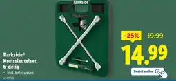 Lidl Parkside Kruissleutelset, 6-delig aanbieding