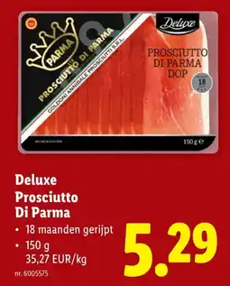 Lidl Deluxe Prosciutto Di Parma aanbieding