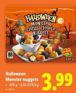 Lidl Halloween Monster nuggets aanbieding