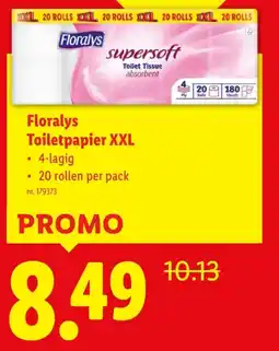Lidl Floralys Toiletpapier XXL aanbieding