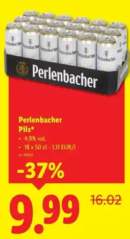 Lidl Perlenbacher Pils aanbieding