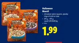 Lidl Halloween Muesli aanbieding