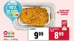 Delhaize Zalmbrood aanbieding