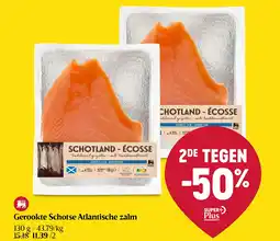 Delhaize Gerookte Schotse Atlantische zalm aanbieding