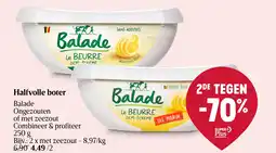 Delhaize Halfvolle boter aanbieding