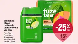 Delhaize Bruisende of nietbruisende drank op basis van thee aanbieding