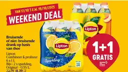 Delhaize Bruisende of niet-bruisende drank op basis van thee aanbieding