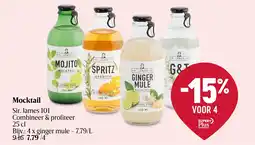 Delhaize Mocktail aanbieding