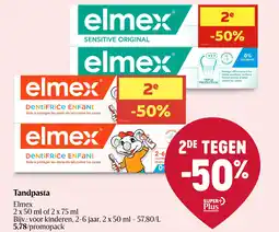 Delhaize Tandpasta aanbieding