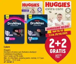 Delhaize Luiers aanbieding