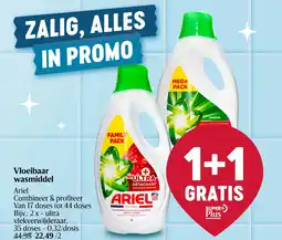 Delhaize Vloeibaar wasmiddel aanbieding