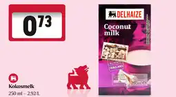 Delhaize Kokosmelk aanbieding