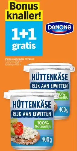 Albert Heijn Danone hüttenkäse 400 gram aanbieding