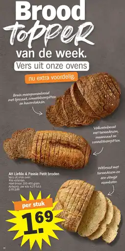 Albert Heijn AH Liefde & Passie Petit broden aanbieding