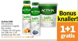 Albert Heijn Activia kéfir aanbieding