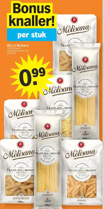 Albert Heijn Alle La Molisana aanbieding